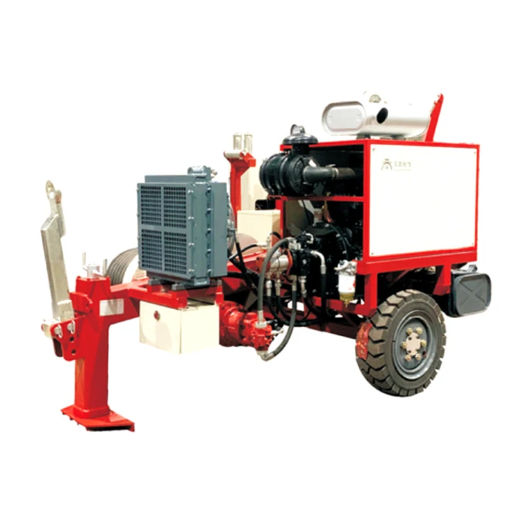 50kN Cable Stringing Equipment Hydraulic Cable Puller Stringing Puller Machine for OPGW