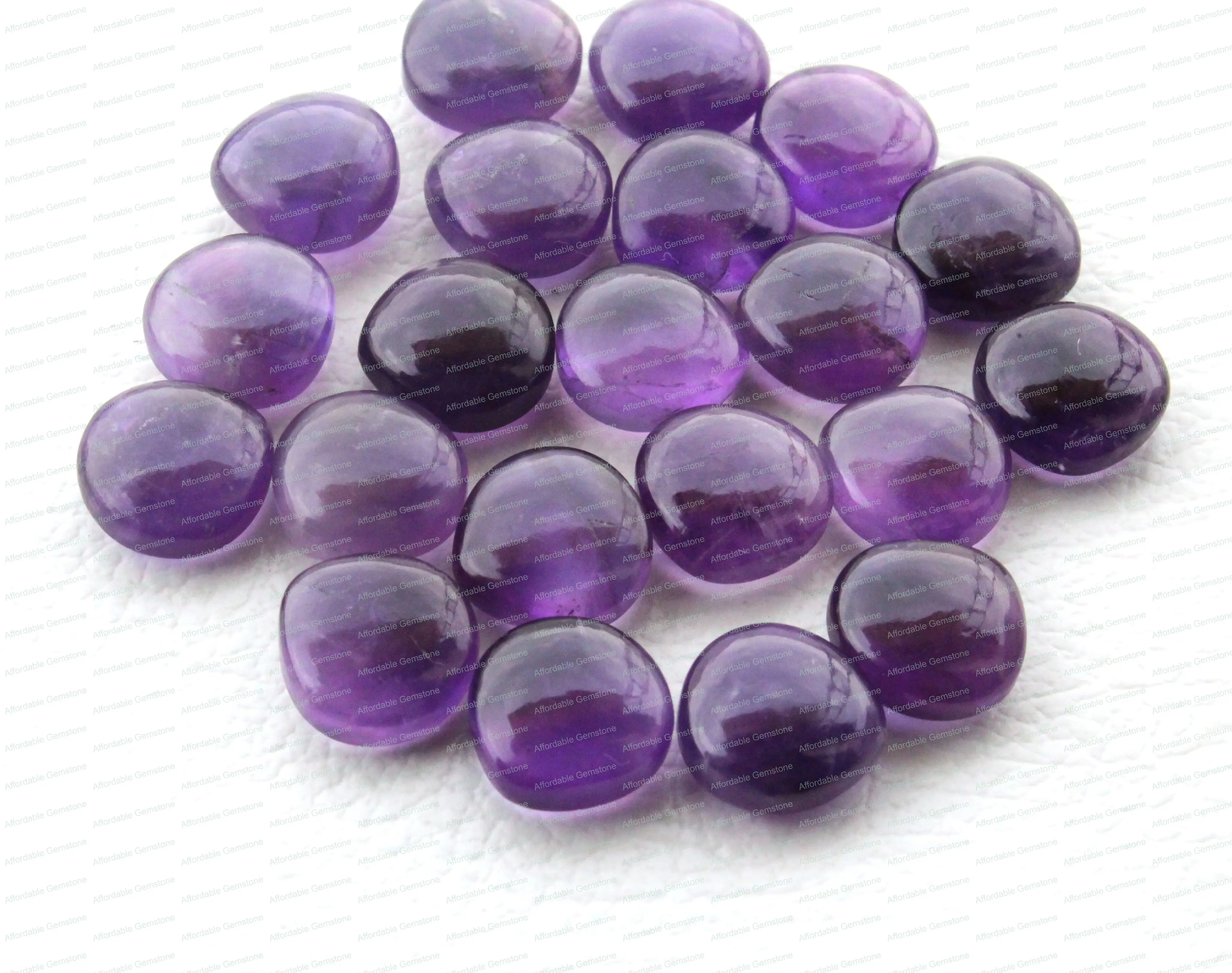 Натуральный Аметист гладкие полированные драгоценные камни в форме сердца перфорированные камень ручной работы аметист для сережек Размер 12x12 мм