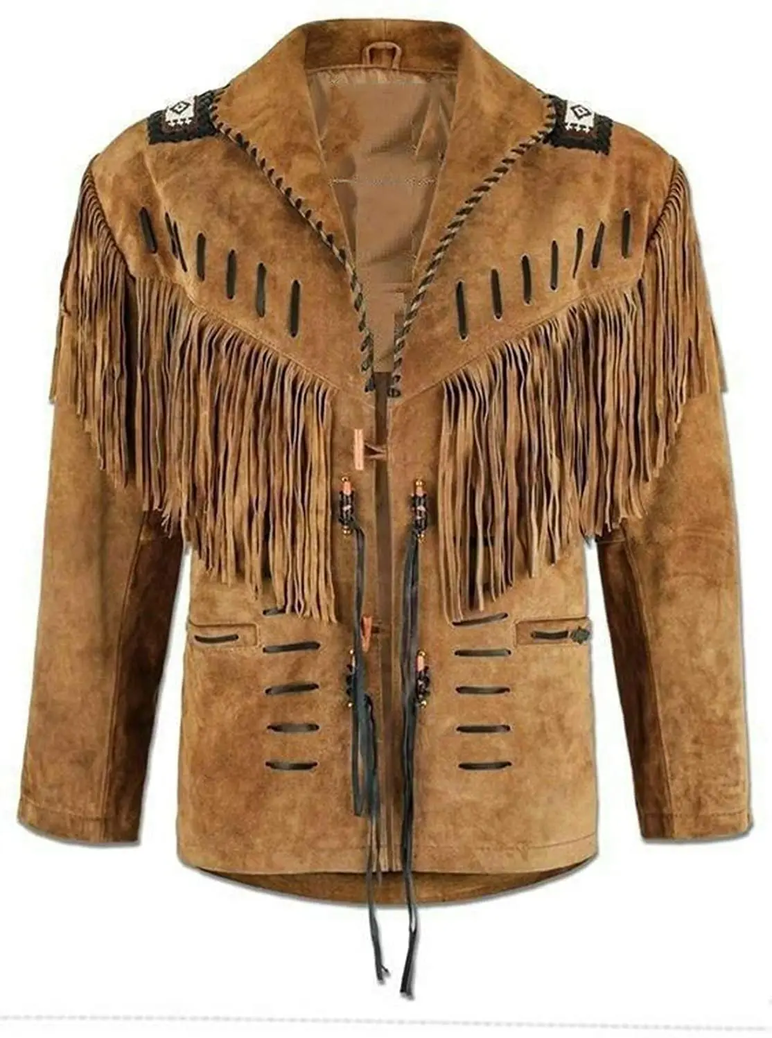 100% Real Suede Western Style Leather Jackets