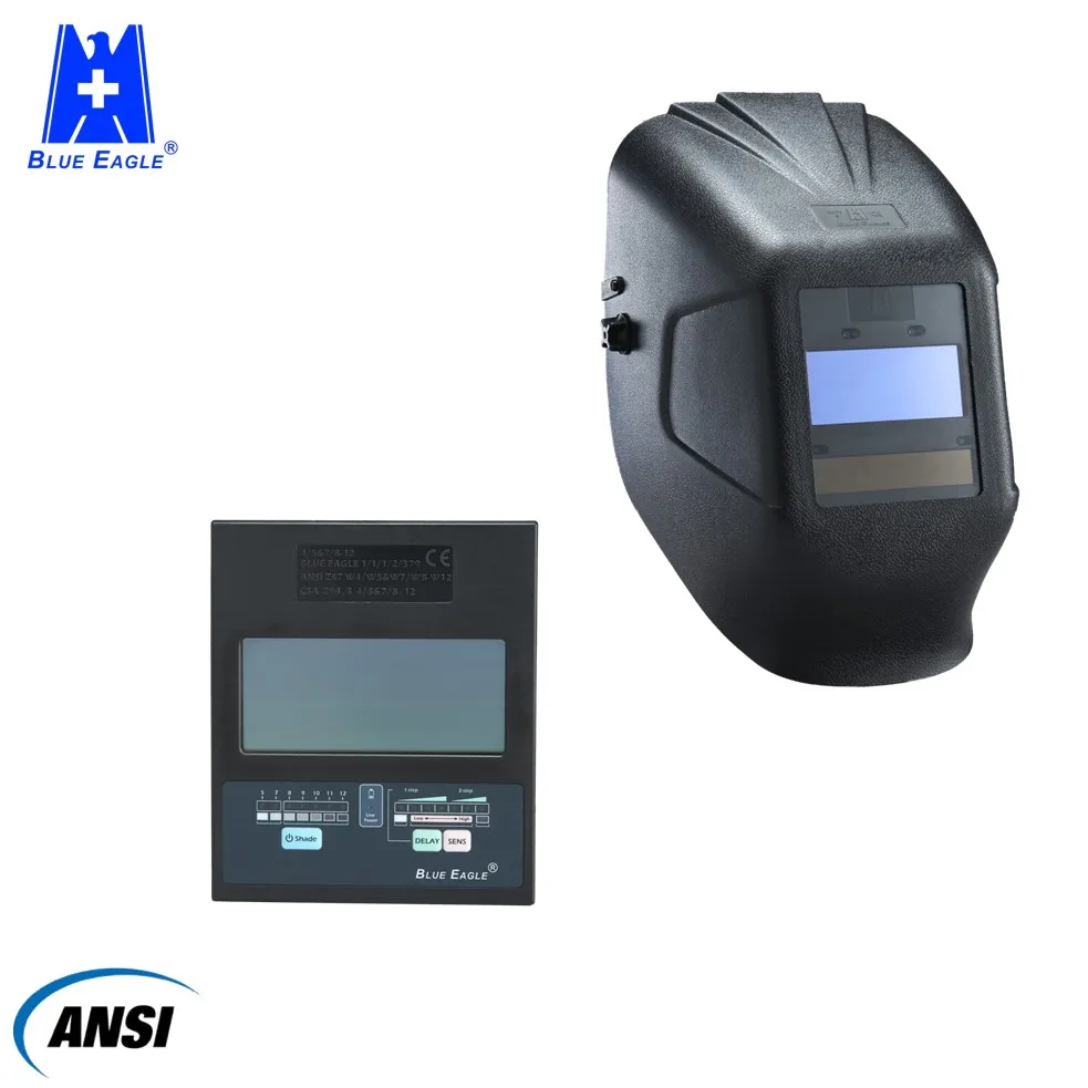 Flame Retardant PP Material Full Face Electronic Welding Filter helmet