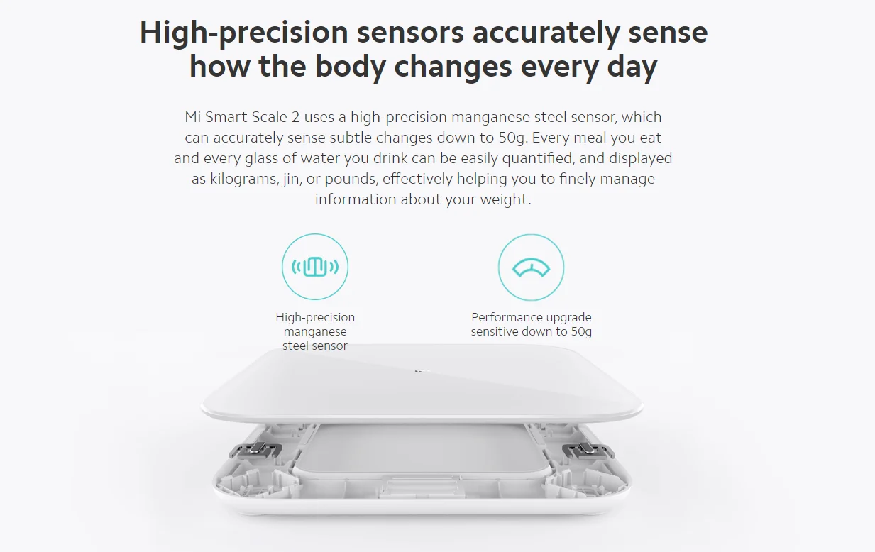 Brilliant Quality Newest Global Version Electric Body Healthy Life Xiaomi Mi Body Composition Scale 2 For Home
