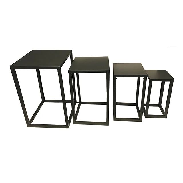 4 pieces metal flower stand