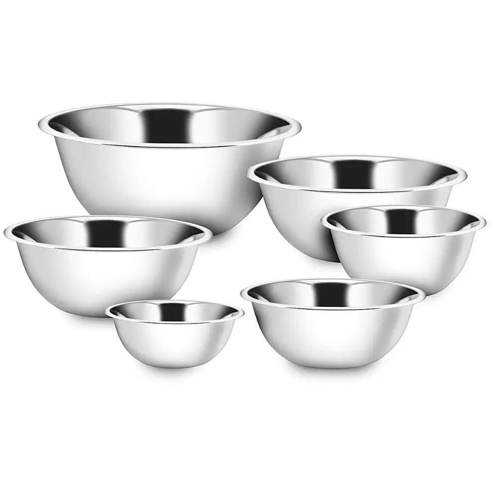 Stainless Steel Mixing Bowls (Set of 6)
