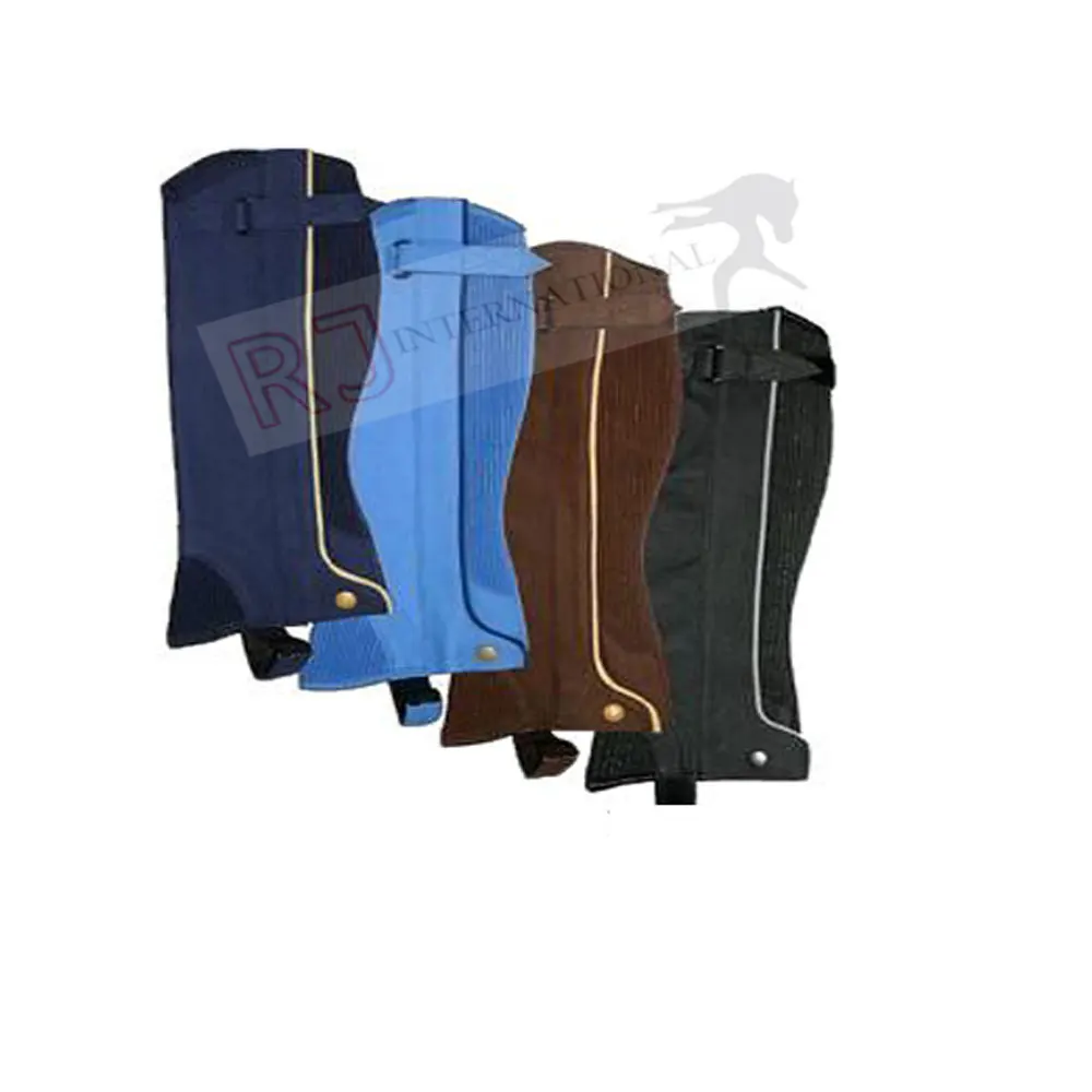 ADULTS HORSE RIDING AMARA SUEDE SHOWING JUMPING GAITERS HALF CHAPS SIZE XS S M L By Riaz Jamal Intel