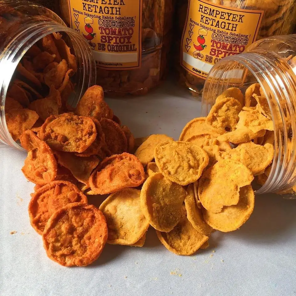 High Quality Nutrin Trans Fat Free Yummy Handmade Crispy Crunchy Salted Egg Flavor 500g Made in Malaysia