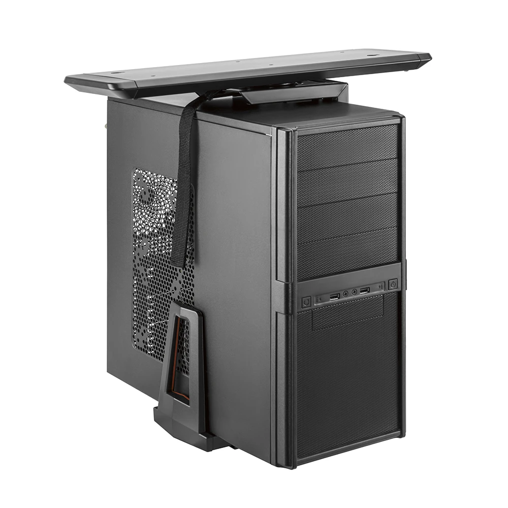 CPB-22R Premium RGB Lighting Under Desk Computer Holder OEM Custom Gaming PC Holder Hanging CPU Case Computer Case Holder