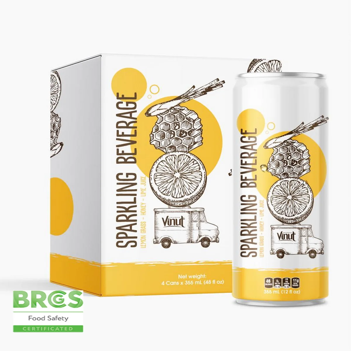 Консервированный Напиток со сверкающей водой напиток с виноградным соком 330 мл собственный ярлык сверкающий собственная фабрика