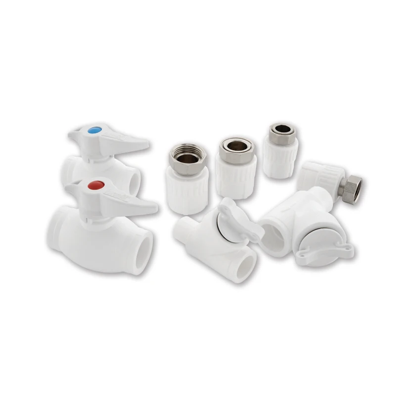 PPR Pipes and Fittings- 20mm Grey, White, Black, Brown - SDR 11 SDR 7.4 SDR 6 - 125mm- Green Blue 0,24 W/mc 20 - 125 Mm Aquapa