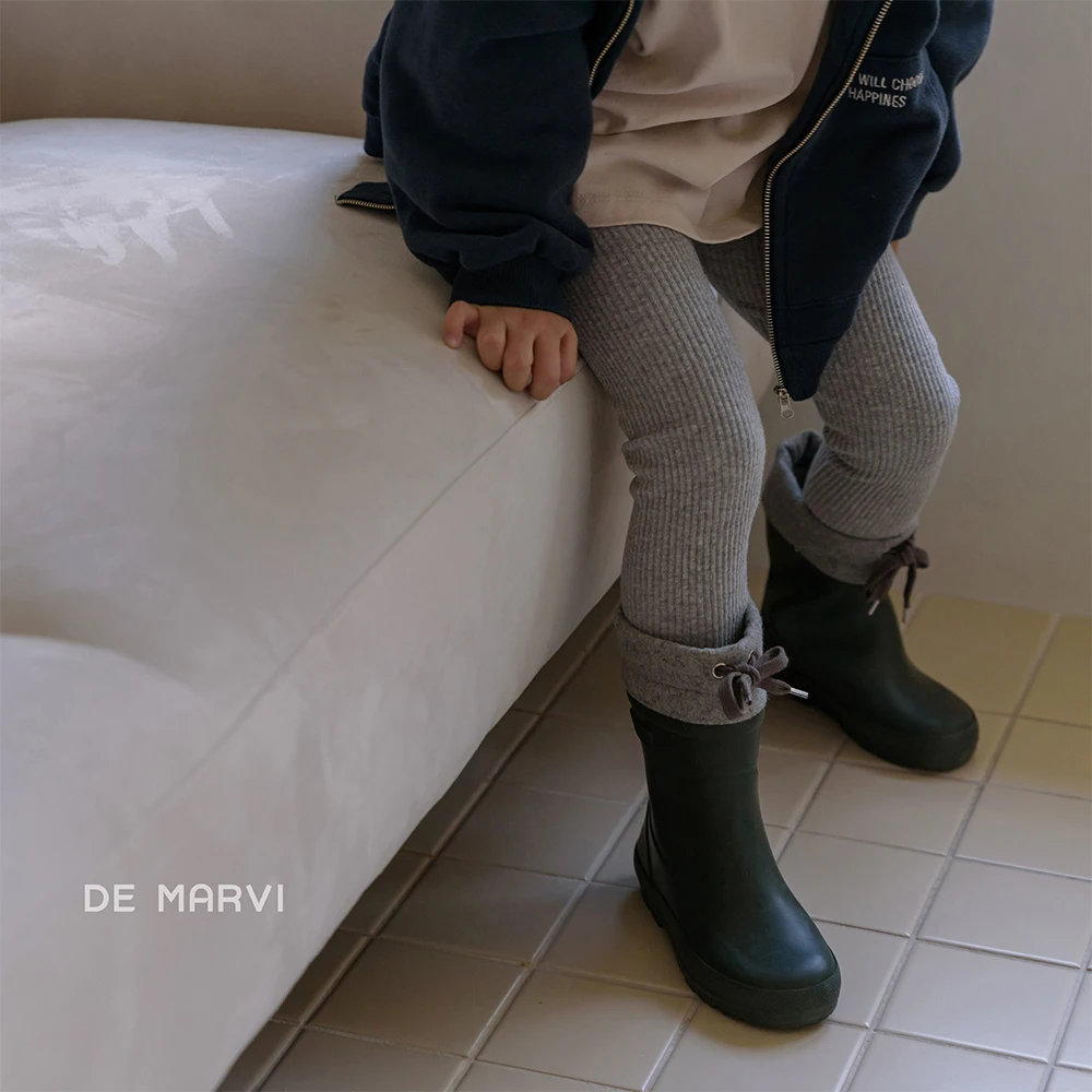DE MARVI Kids Toddler Rib Bike Shorts Boys Girls Leggings Summer tights Wholesale Korean Manufacturer MADE IN KOREA