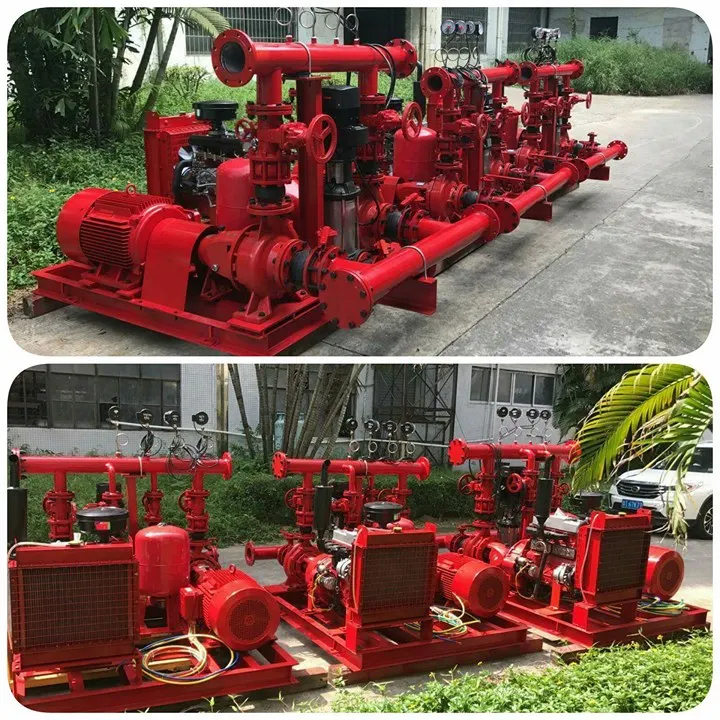 Firefighting System Electric And Diesel And Jockey Fire Pump Set