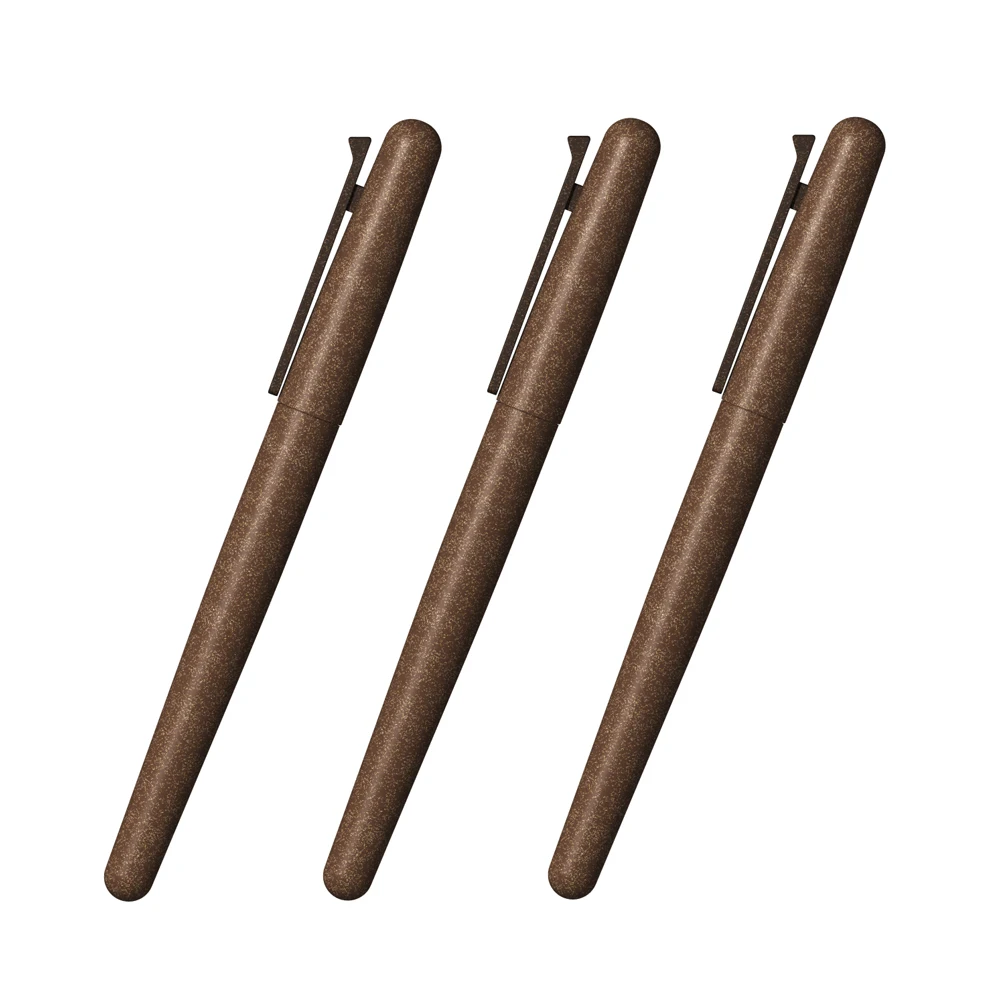 Environment Bioplastic 0.5mm Gel Pen Made By Coffee Bio Composite Logo Customise