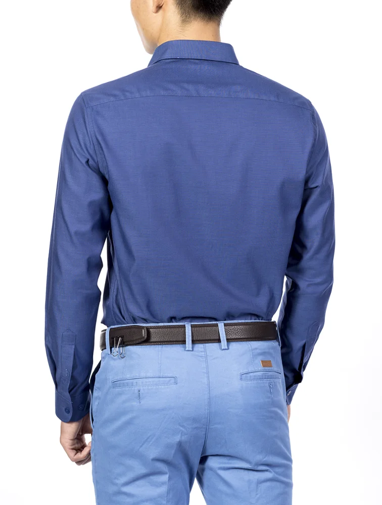 Мужская классическая рубашка с длинным рукавом, от оригинального поставщика