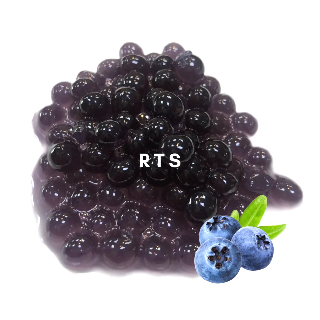Ready To Ship LMC Taiwan Bubble Tea Supplier Blueberry Fruit Popping Boba