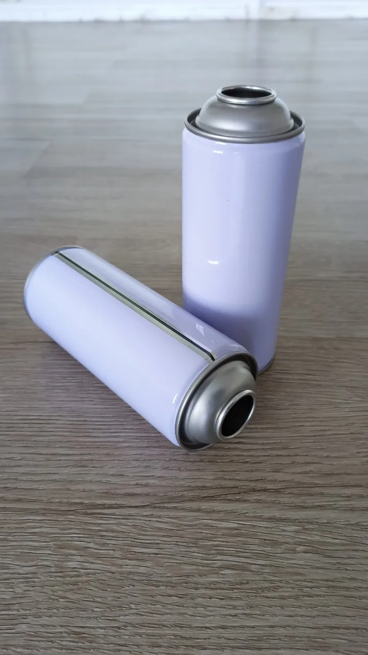 Exported Metal Packaging Aerosol Cans For Industrial Purpose Paint Cans In Cylinder Shape With 4 To 6 Colors