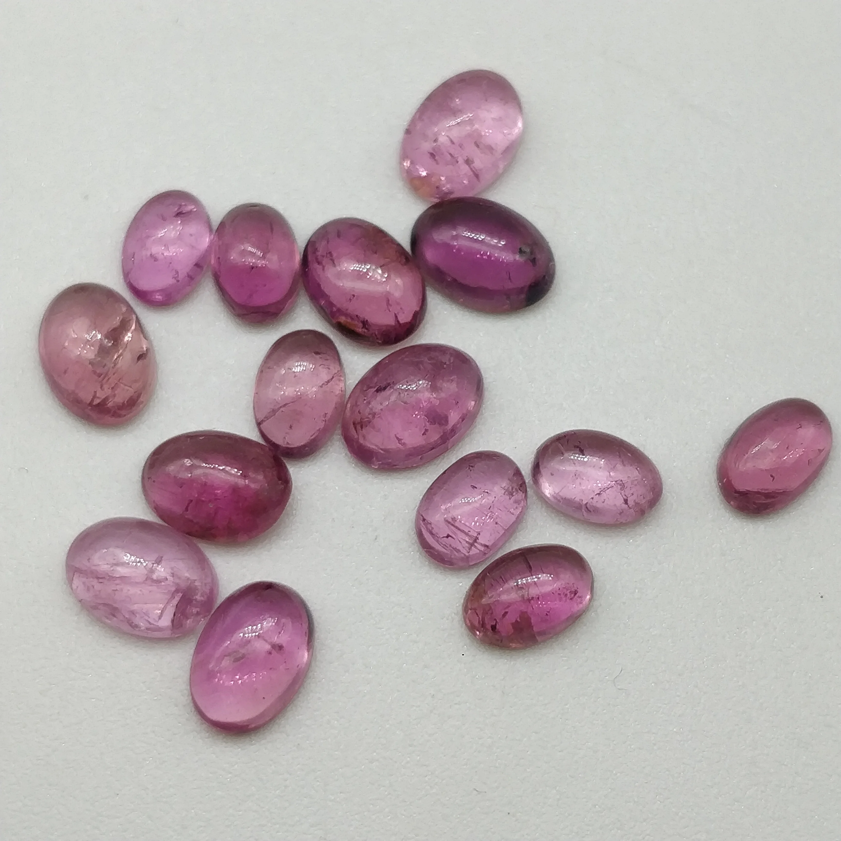 Best Quality natural Pink Tourmaline Oval Cabochons For Sale Direct from Manufacture from India