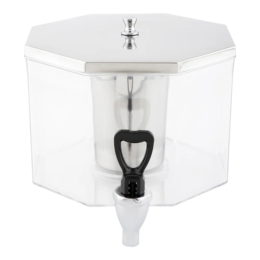 
Met Lux 5L Pentagon Stainless Steel Additional Stackable Juice Dispenser - Body Not Included - 9