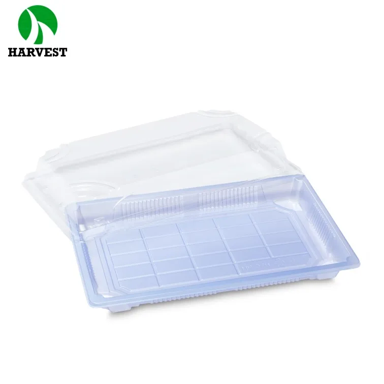 Earth Friendly Disposable Recyclable Plastic Takeaway Sushi Box