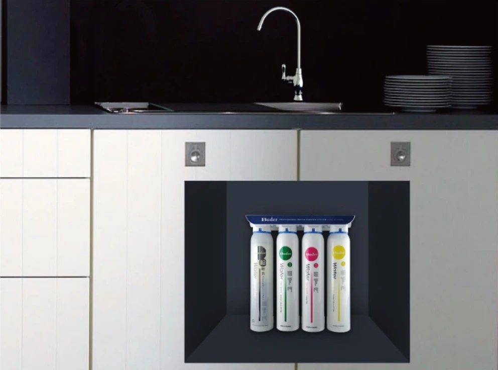  [Тайвань будер] ультра-фильтрации 4 этапа очиститель воды с UF мембранный фильтр для дома