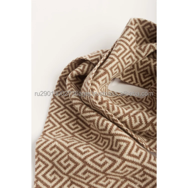 Top quality knit scarf for ladies for autumn/winter historical hand crafts of Orenburg from manufacturer woolen shawls