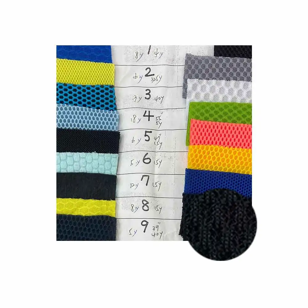 sandwich mesh sportswear cloth stereo mesh for  fabric backpack