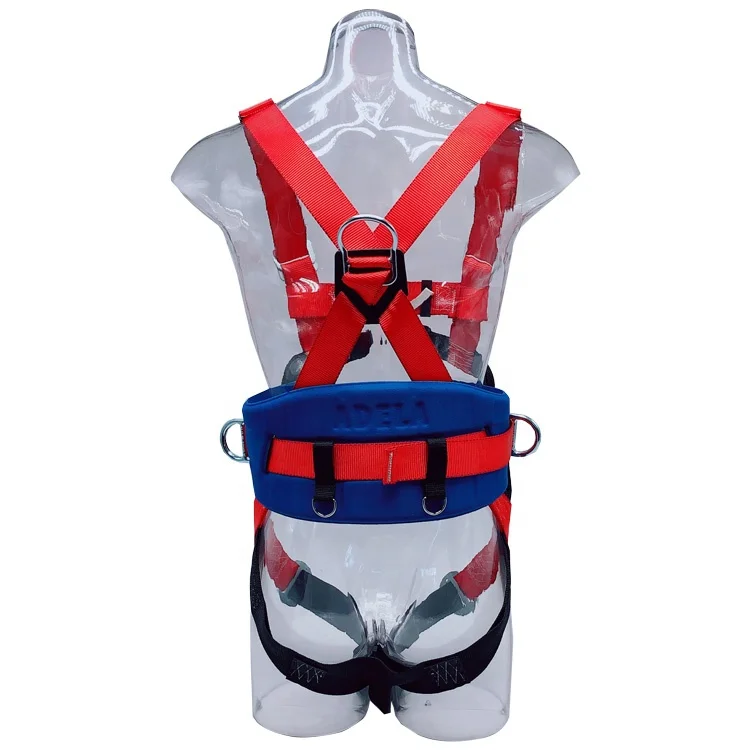 Taiwan ADELA CE Approved Fall Protection Safety Harness with Quick Release Buckle