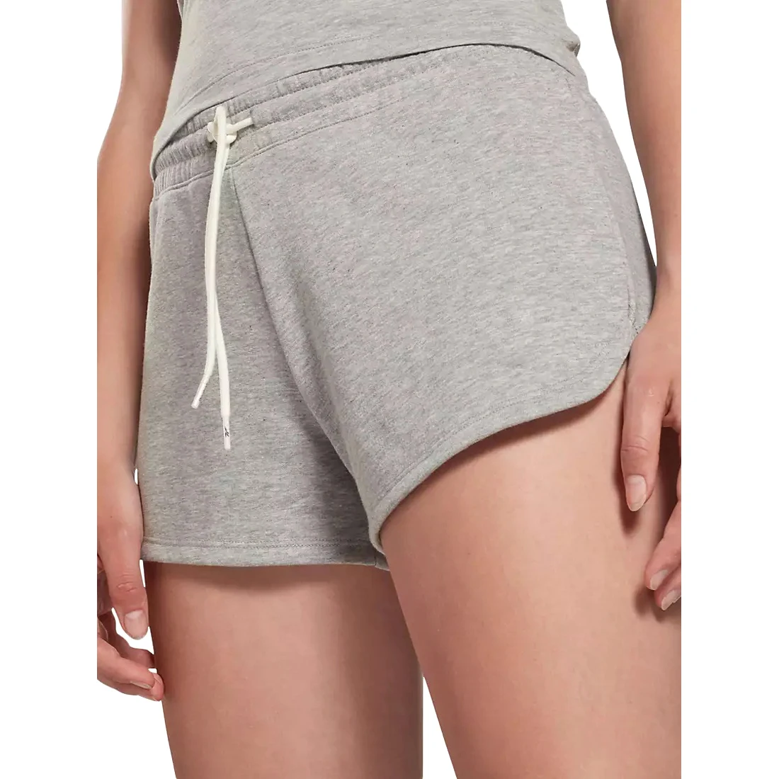 Летний Однотонный женский комплект из 2 предметов с шортами для бега