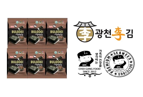  Сделано в Корее морские водоросли Captain Lee (10 различных ароматов)