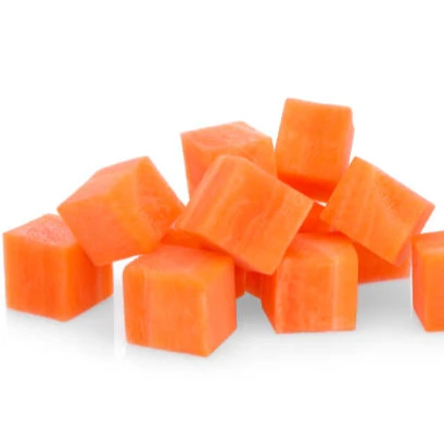 IQF - Frozen Carrot Vegetable Diced/Sliced Factory Direct Sales Fruits and Vegetables in