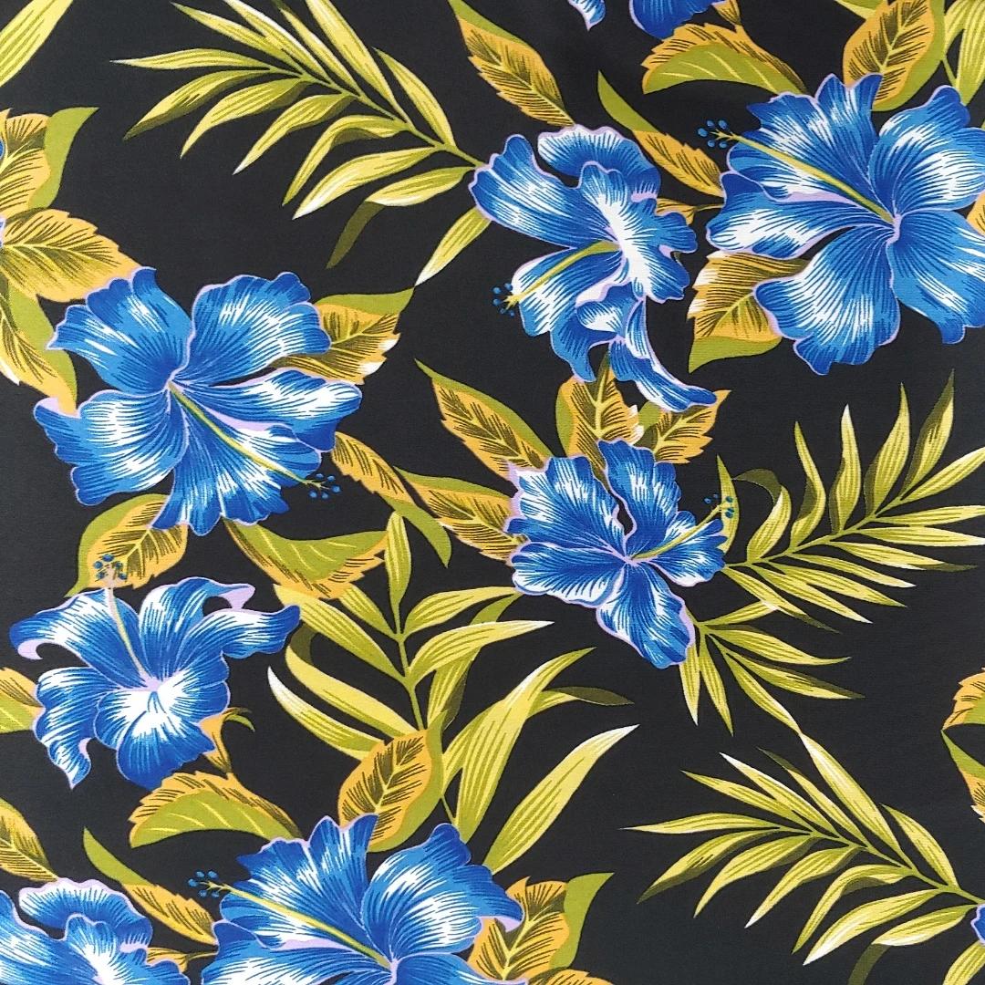 Elegant Printed Stretch Spandex Fabric Polyester Digital Printing Material for Clothing New Arrival  Fabric Made in Korea