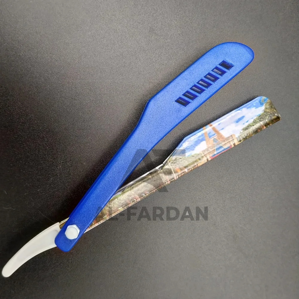 Top Selling Shaving Razor Light Weight Wholesale High Quality Exposed Blade Plastic Handle Barber Straight Razor