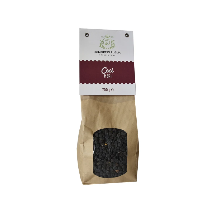 
Organic Apulian Black Chickpeas, 700 gr. 