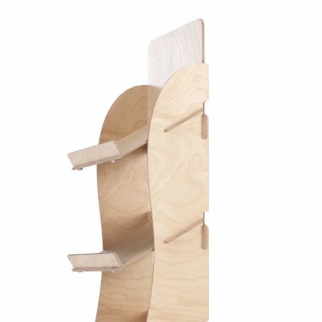 Лучший итальянский витрина блокируя метка частного назначения полки деревянный напольный выставочный стенд для фруктов