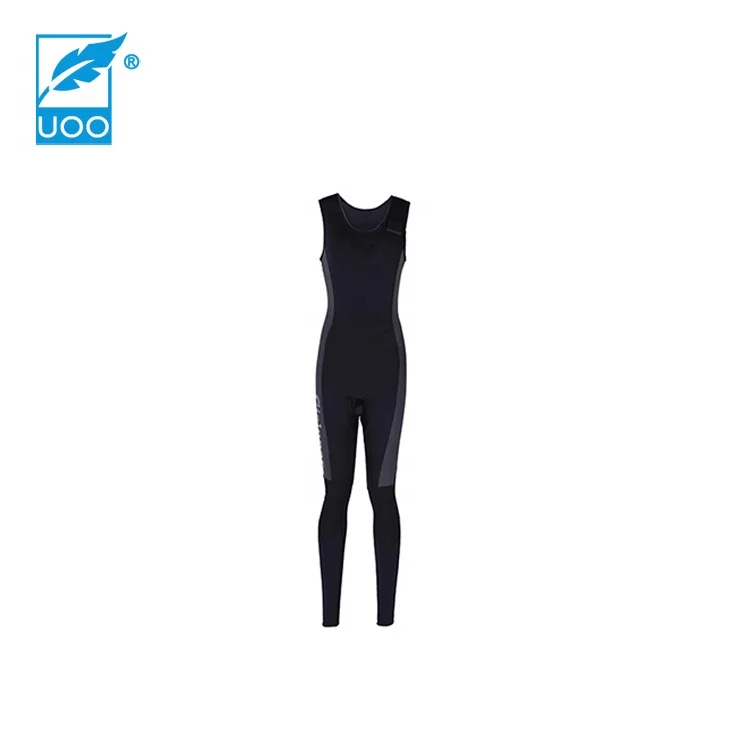 UOO Neoprene Women Sexy Diving Suit Long John Wetsuit