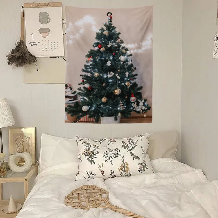 150x200 Современный стиль большой фестиваль Рождество С Новым Годом гобелен висит на стене