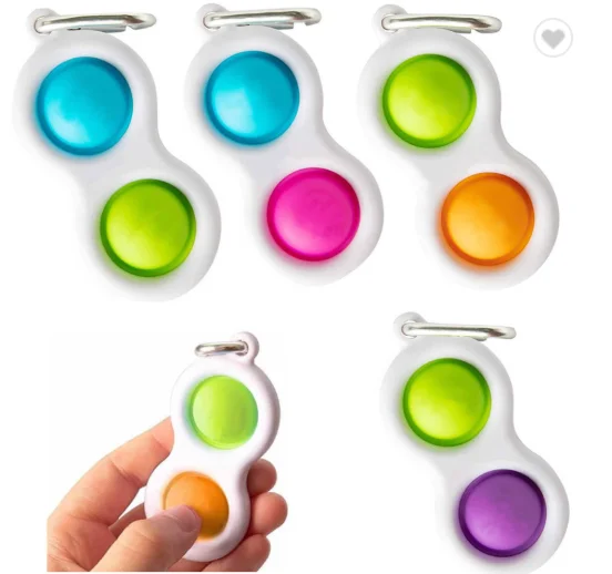 Push Pops Bubble Sensory Toy Autism Needs fedget Stress Reliever Toys Adult Kid Funny for Anti-stress