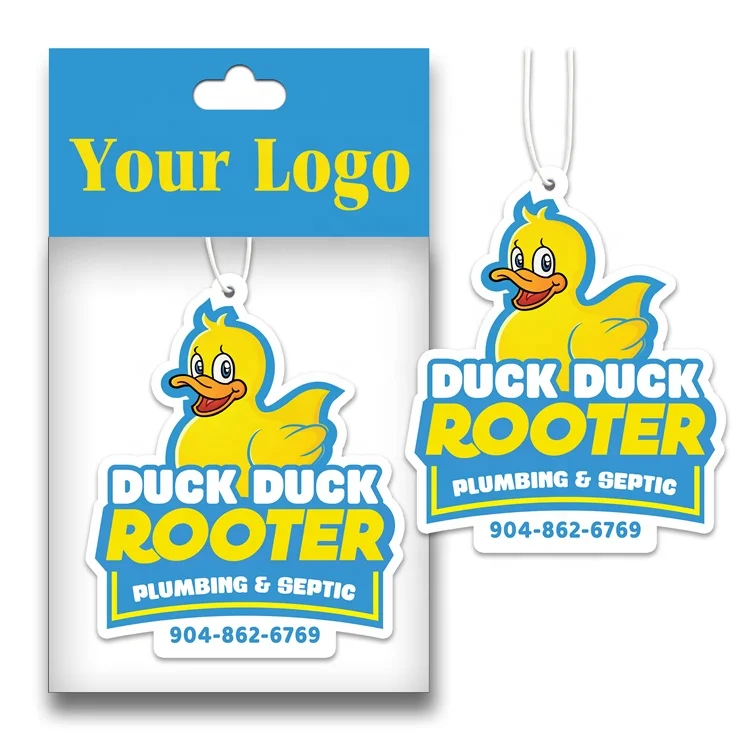 Factory cheap paper cards air freshener custom.