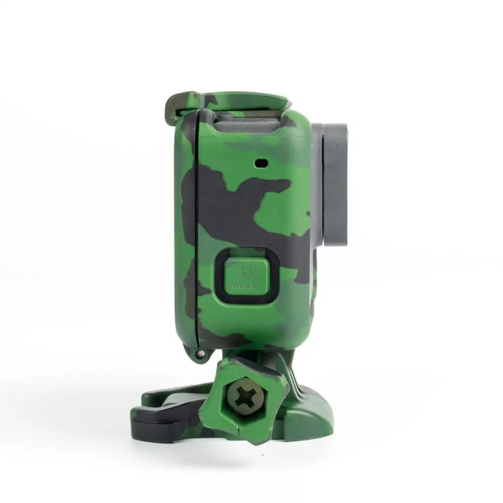 Protective Housing Case Cover Action Camera Camouflage Plastic Protection Border Frame Box for Go Pro   5