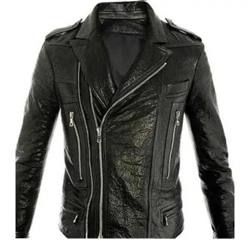 Новинка весна-осень 2021 куртки мужская одежда новая версия облегающая куртка из искусственной кожи с воротником-стойкой для мужчин