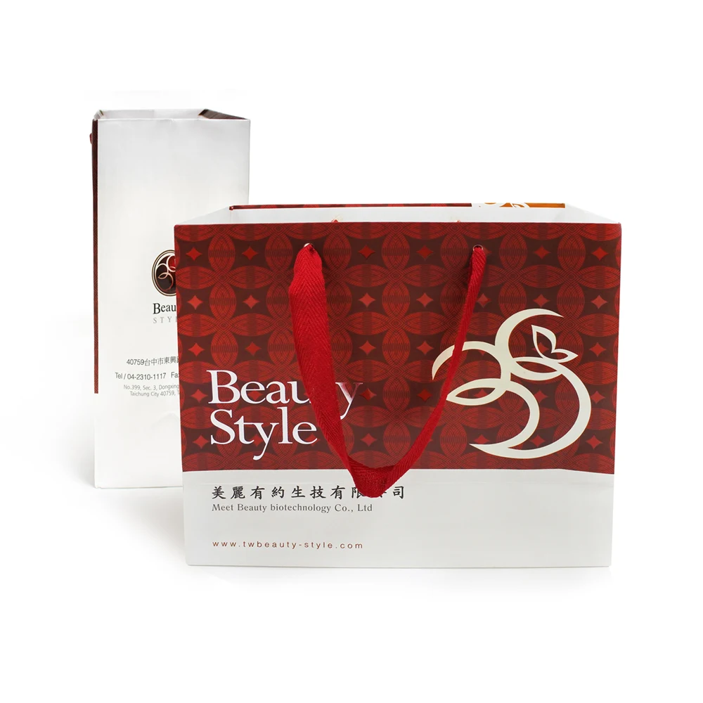 Taiwan Paper bags with handle Custom Luxury Paper Shopping Bags