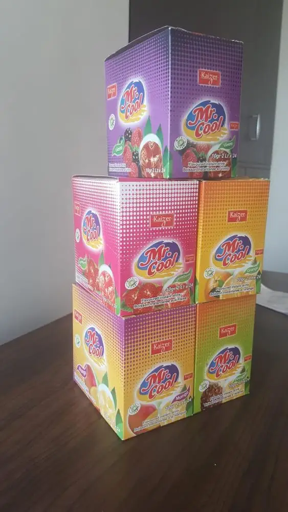 POWDER JUICE MR COOL INSTANT FRUIT SACHET BOX  FLAVOURED FROM TURKEY