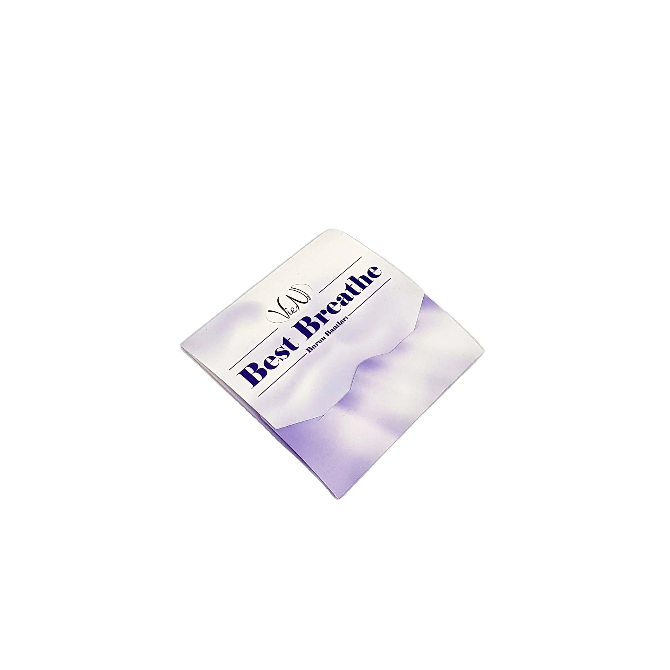 Offset Printed Breathe Nasal Strips Boxes Luxury Colorful Printing Folded Paper Packaging
