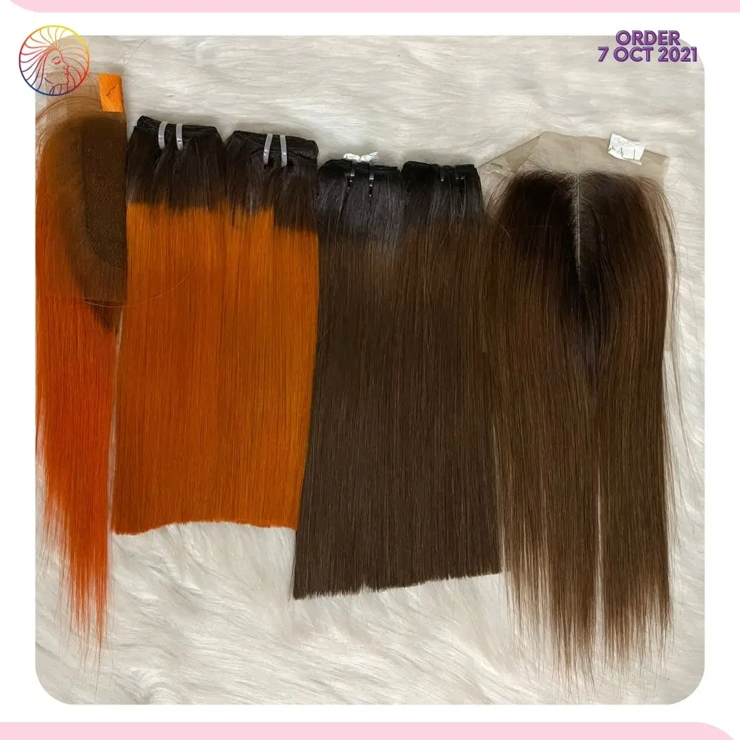 6 октября 2021 года прямые человеческие волосы с застежкой 100% натуральные двойные