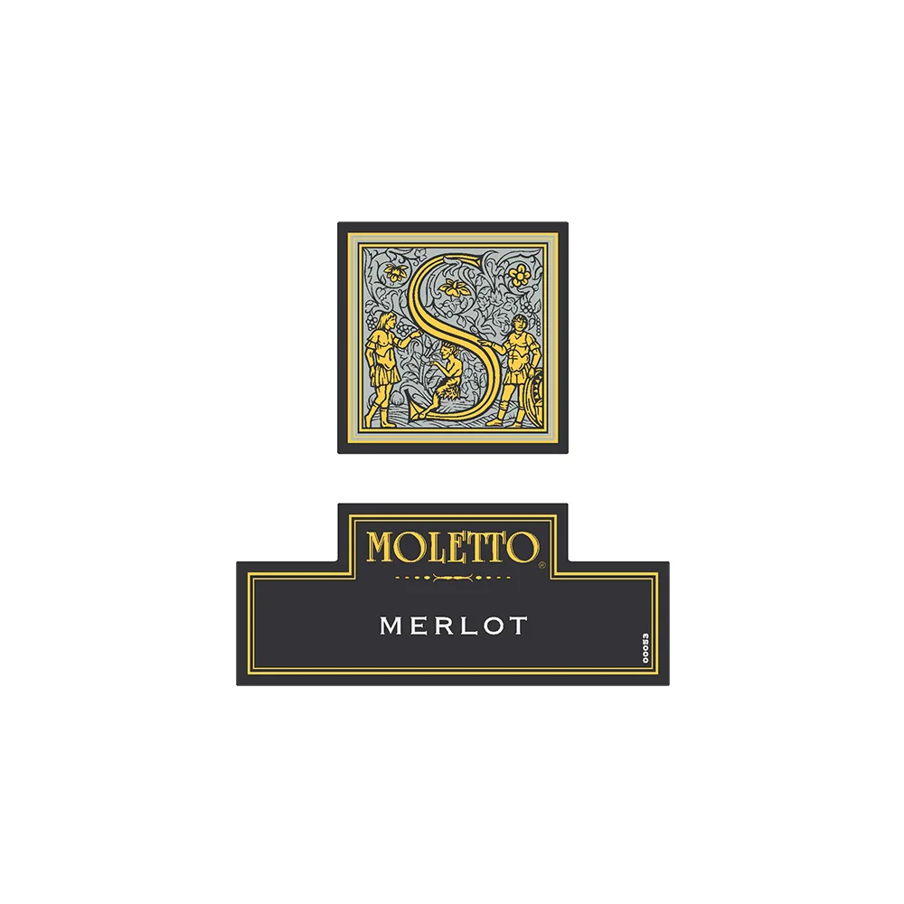 
Merlot Red Still Wine From Italy Veneto District Produced From Merlot Grapes 