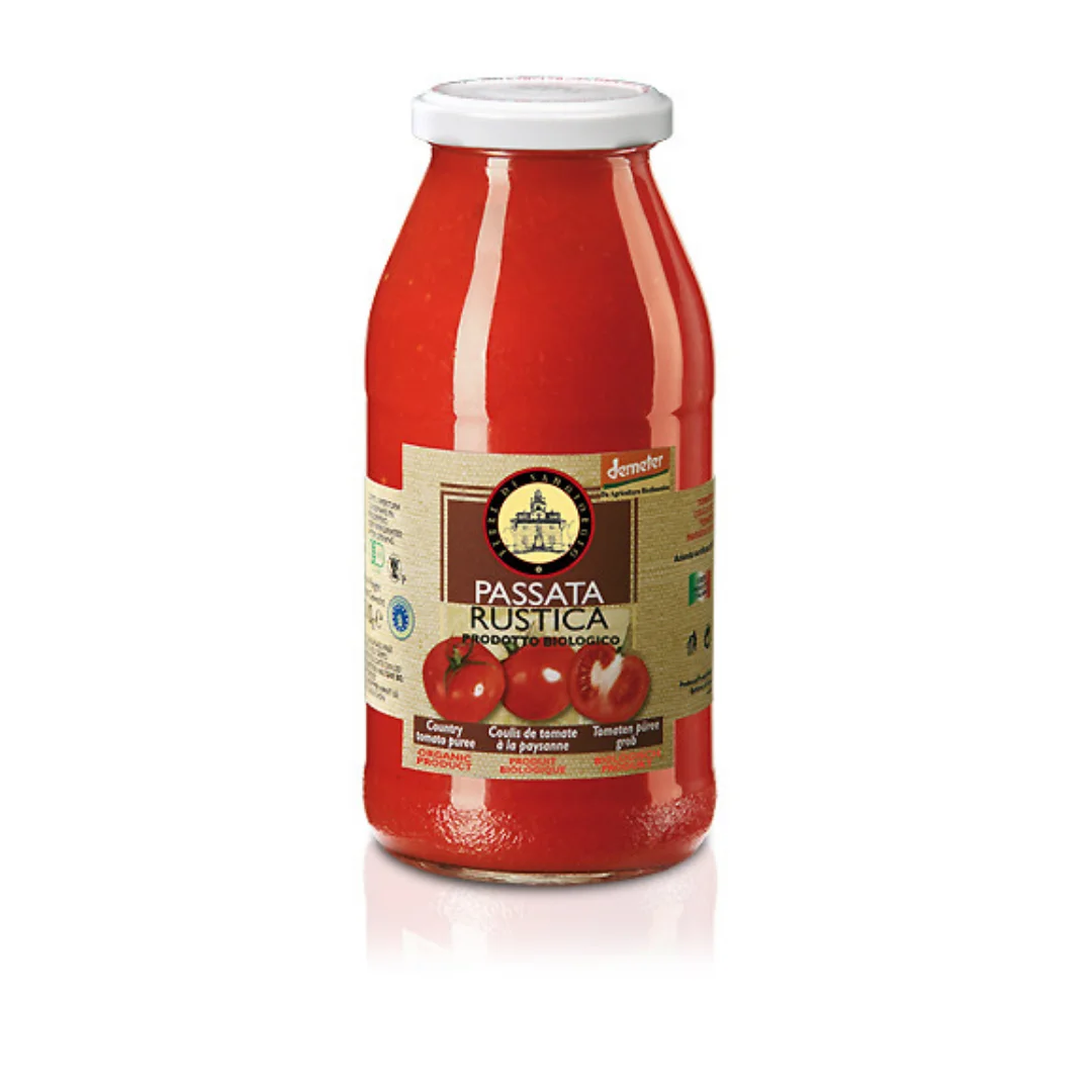 Organic italian quality country TOMATO PUREE 510gr