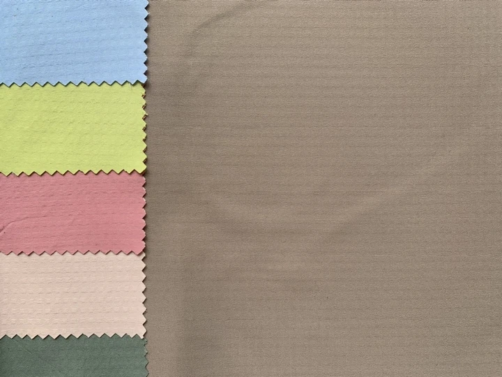 
 100% полиэфирная ткань, двухстороннее тисненое квадратное Добби Тканое полотно для домашнего текстиля  