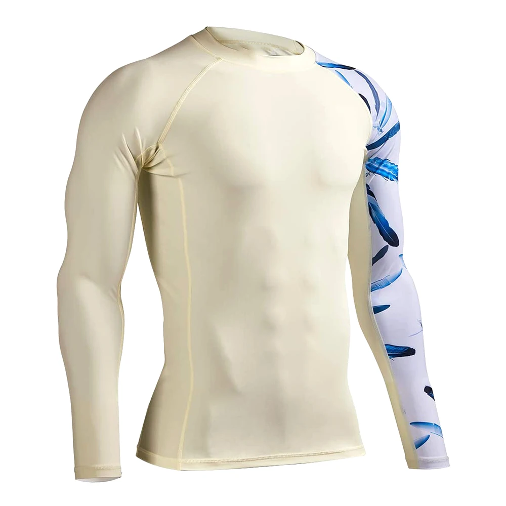 Men 3D Rash Guard Compression Shirt Quick Drying Fitness Clothing MMA Fashion Rash Guard