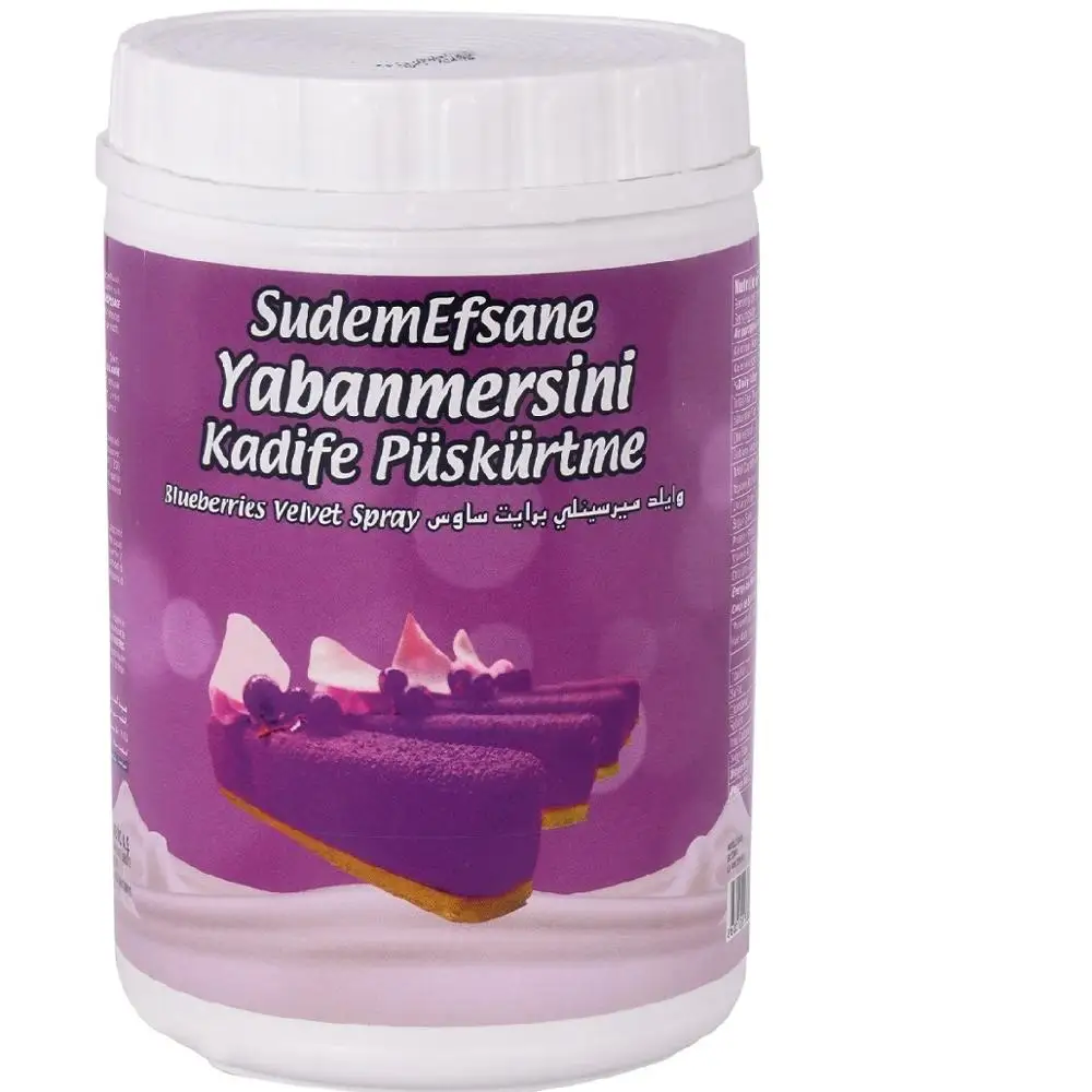 
Sudem Blueberry Velvet Spray Edible Blueberry Cake Craft Spray Butter Velvet Make Desserts Decoration Velvet Texture Spray 
