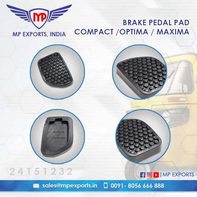 Высококачественная накладка на педаль тормоза для такси tuk трехколесная