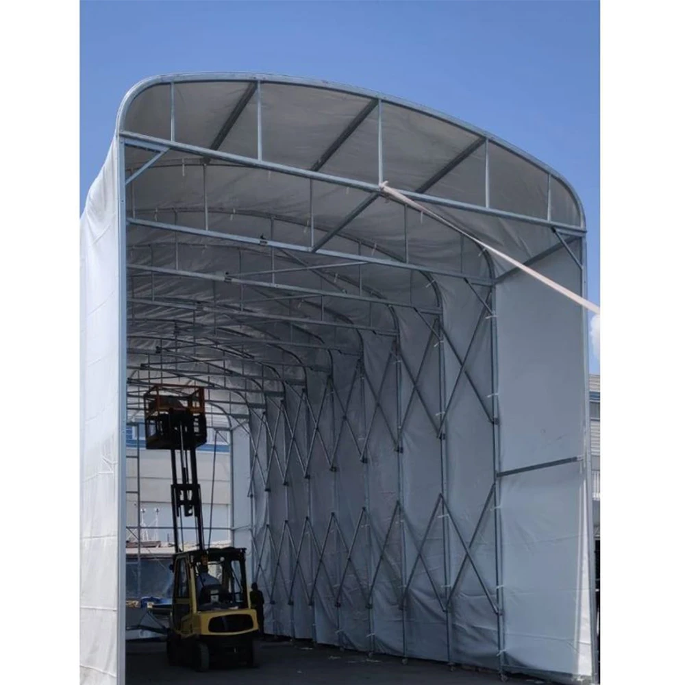 Temporary shed for sale with hot galvanized steel frame SUIHE storage shelter 20x40ft container