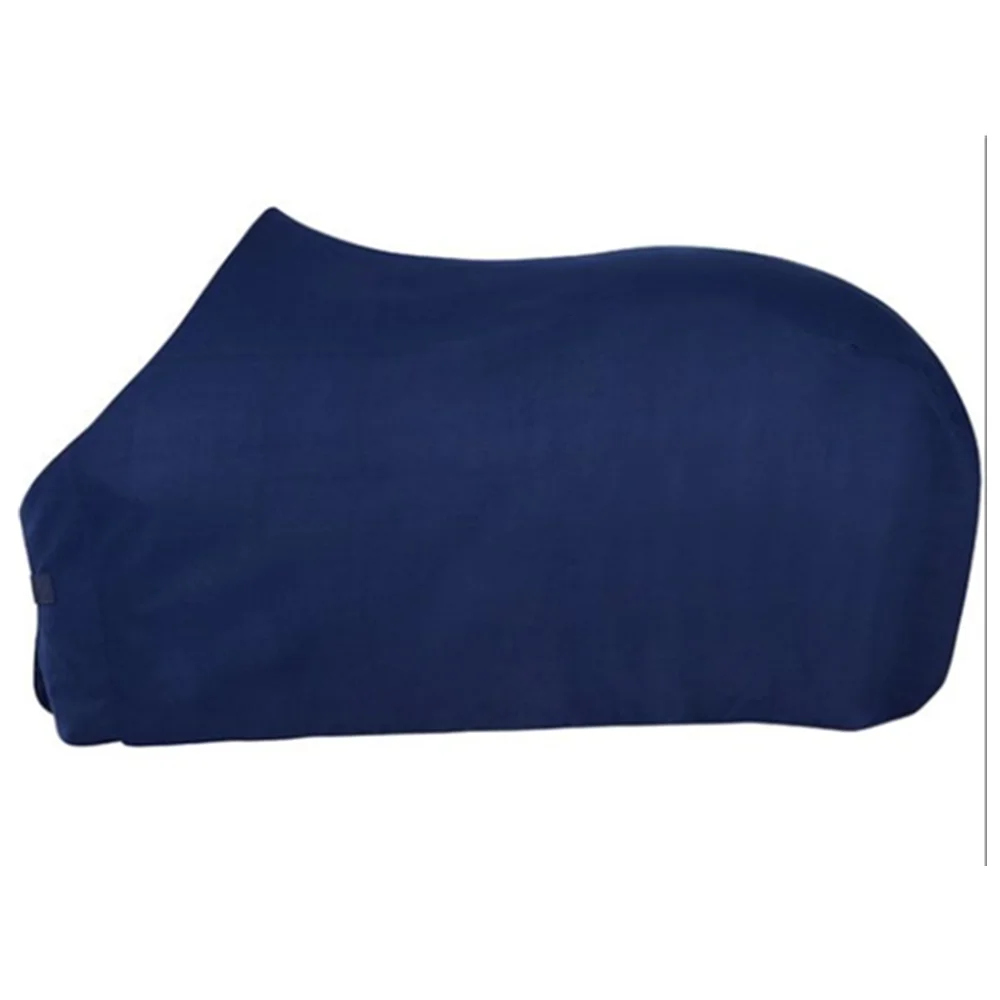 Wholesale High Quality Custom Navy Horse Polar fleece rug Breathable horse fleece show rug horse rugs blanket